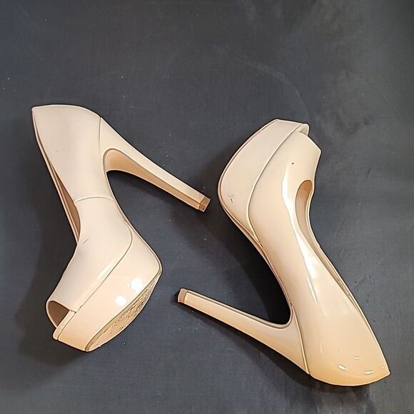 DELICIOUS PEEP TOE HIGH HEEL STILETTOS PLATFORM SHOE - Picture 6 of 16